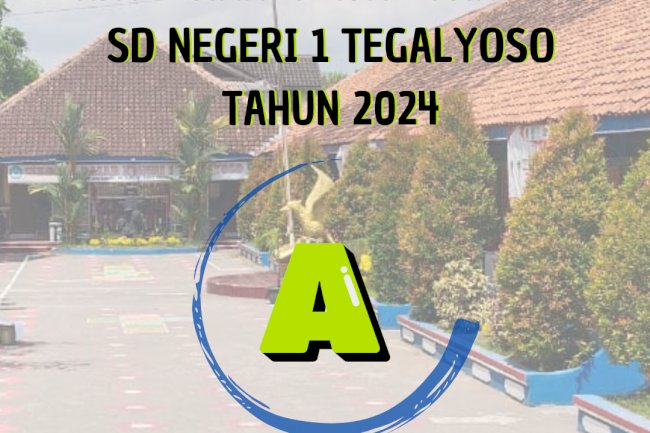 Hasil Akreditasi SD Negeri 1 Tegalyoso Tahun 2024